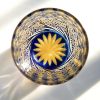 Edo Kiriko handgefertigter Whiskybecher in Blau-Bernstein mit Holzkiste Edo Kiriko Blue Amber Whisky Tumbler - Handcrafted Japanese Glass with Wooden Box - 6