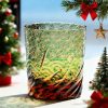 Edo Kiriko handgefertigter Whiskybecher in Blau-Bernstein mit Holzkiste Edo Kiriko Blue Amber Whisky Tumbler - Handcrafted Japanese Glass with Wooden Box - 2
