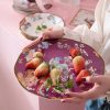Handgefertigtes Bone-China-Geschirrset „Purple Phoenix“ mit Goldrand INGRI Purple Phoenix Bone China Tableware - Handcrafted Individual Piece - 22