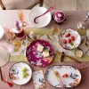 Handgefertigtes Bone-China-Geschirrset „Purple Phoenix“ mit Goldrand INGRI Purple Phoenix Bone China Tableware - Handcrafted Individual Piece - 21
