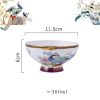Handgefertigtes Bone-China-Geschirrset „Purple Phoenix“ mit Goldrand INGRI Purple Phoenix Bone China Tableware - Handcrafted Individual Piece - 10