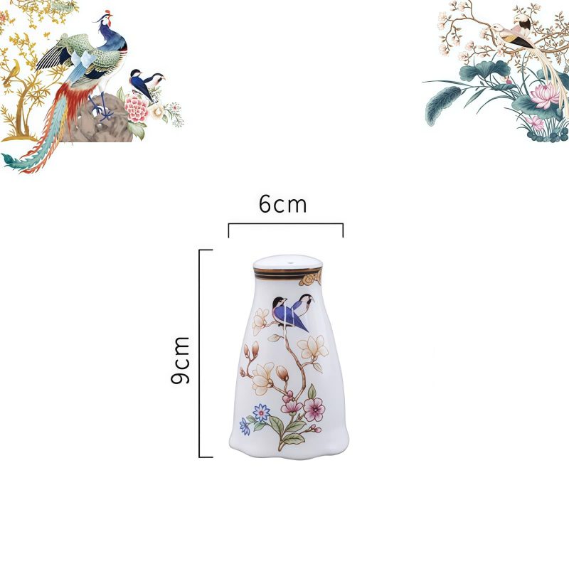 Handgefertigtes Bone-China-Geschirrset „Purple Phoenix“ mit Goldrand INGRI Purple Phoenix Bone China Tableware - Handcrafted Individual Piece - 26