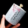 Porzellan-Teedose mit lebensechtem Blumendekor Lifelike Floral Porcelain Tea Caddy | Durable Loose Tea Storage - 5