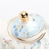 Tea for One Set aus Porzellan mit Vogel- und Blumenmotiv und Goldrand Gold Trim Bird Floral Porcelain Tea for One Set - 6