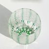 Edo Kiriko Green Starburst Whiskey Glass - Handcrafted Japanese Crystal - 4