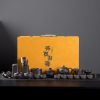 Chinese Dragon Unglazed Purple Clay Kung Fu Tea Set - 9
