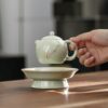 Handgefertigtes Vintage-Teekannenset „Mystery Beauty“ mit traditioneller Kupferheftung Mystery Beauty Vintage Handmade Teapot Set with Copper Nail Craft - 6