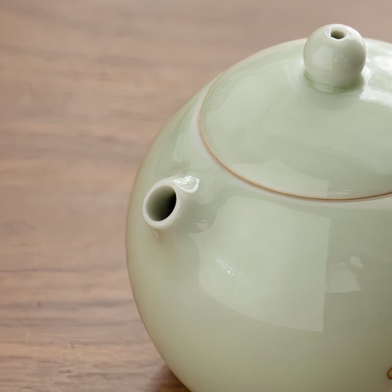 Handgefertigtes Vintage-Teekannenset „Mystery Beauty“ mit traditioneller Kupferheftung Mystery Beauty Vintage Handmade Teapot Set with Copper Nail Craft - 8